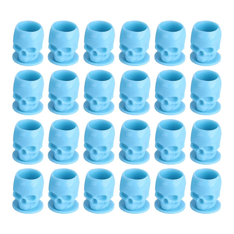 Plastic Skull Disposable Tattoo Ink Cup (200 pcs) - Image 7