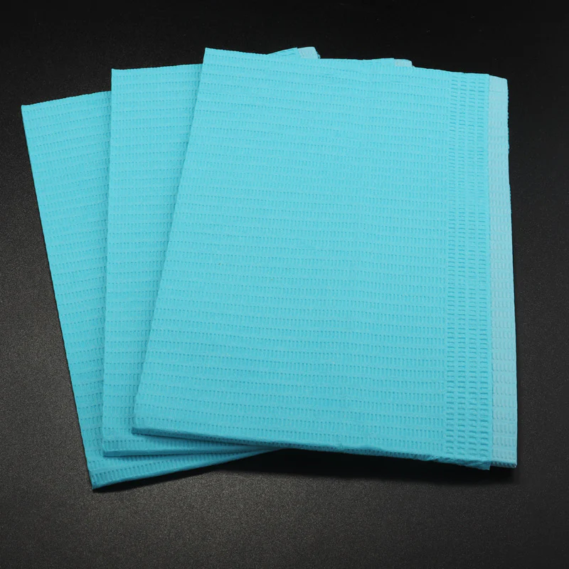 125PCS Disposable Nail Art Table Towels Mat 12.8" X 17.7" Waterproof 3 Ply Nail Art Mat Paper Sheet Clean Pads Tattooing Table Mat Nail Table Cover Tattoo Supplies (Black) - Image 8